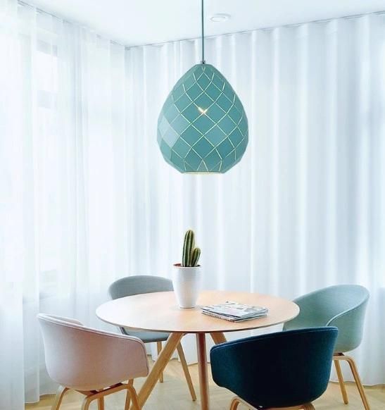 Nordic Creative Colorful Aluminum Pendant Lamp for Home