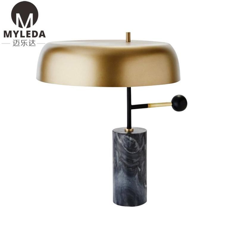 Turkish LED Design Marble Base Decor Table Light for Bedroom