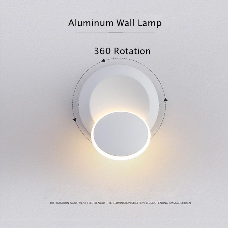360 Degree Rotate Light Beam Adjustable Wall Lamp LED Wall Lights (WH-OR-66)