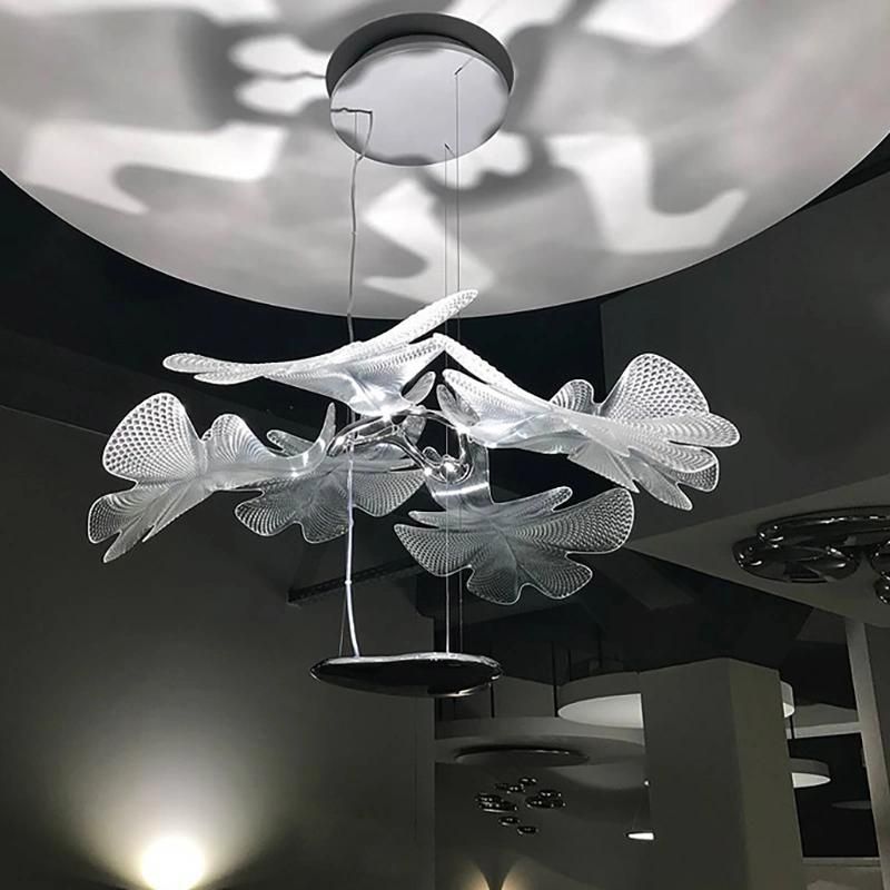 High Class Petals Style Chandelier Bedroom Exhibition Hall Pendant Lamp