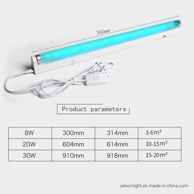 Ultraviolet Lamp UVC Light Germicidal Disinfectiont8 Tube LED Lighting