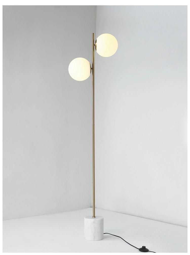Nordic LED Floor Lamp Corner LED Floor Light Marble Bedroom Lamp Simple Floor Lamp (WH-MFL-69)