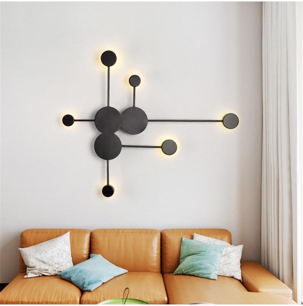 Modern Simple LED Wall Lamps Living Room TV Wall Bedroom Bedside Lamp Nordic Home Decor Designer Corridor Hotel Iron Wall Lights