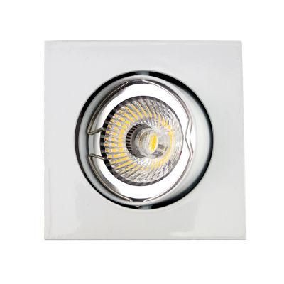 MR16 GU10 LED Lighting Recessed Spot Light Frame White Square (LT1201)
