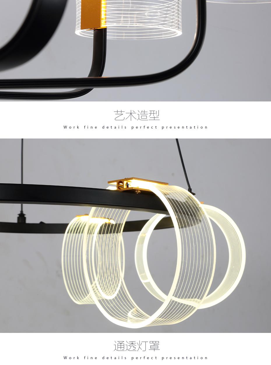 China Factory Supplier LED Art Chandelier, Hot Sale LED Ceiling Pendant Nordic Style Lighting