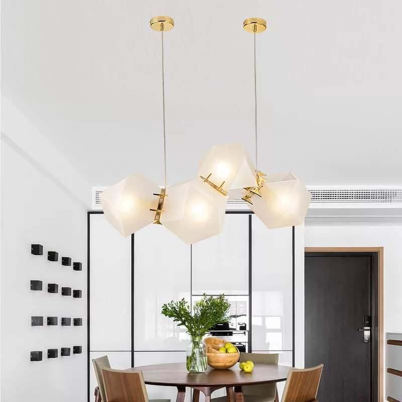 Modern Glass LED Project Home Decorative Chandelier