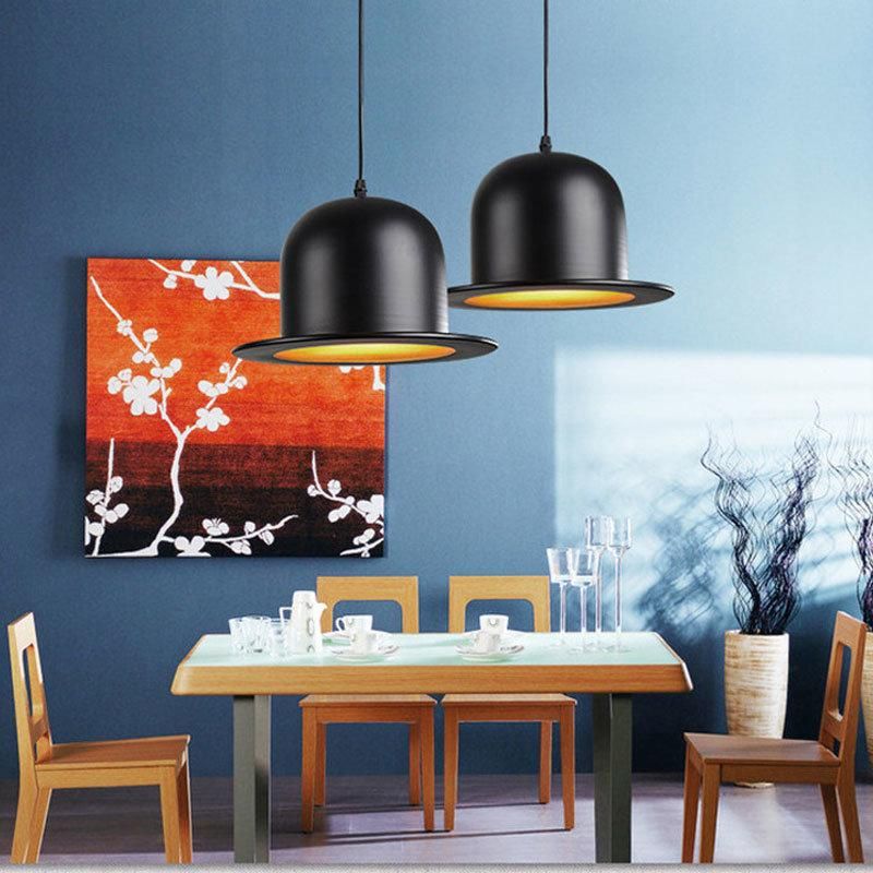 Retro Top Hat Shape LED E27 Pendant Light for Home Improvement Bedside Restaurant Lights (WH-VP-158)