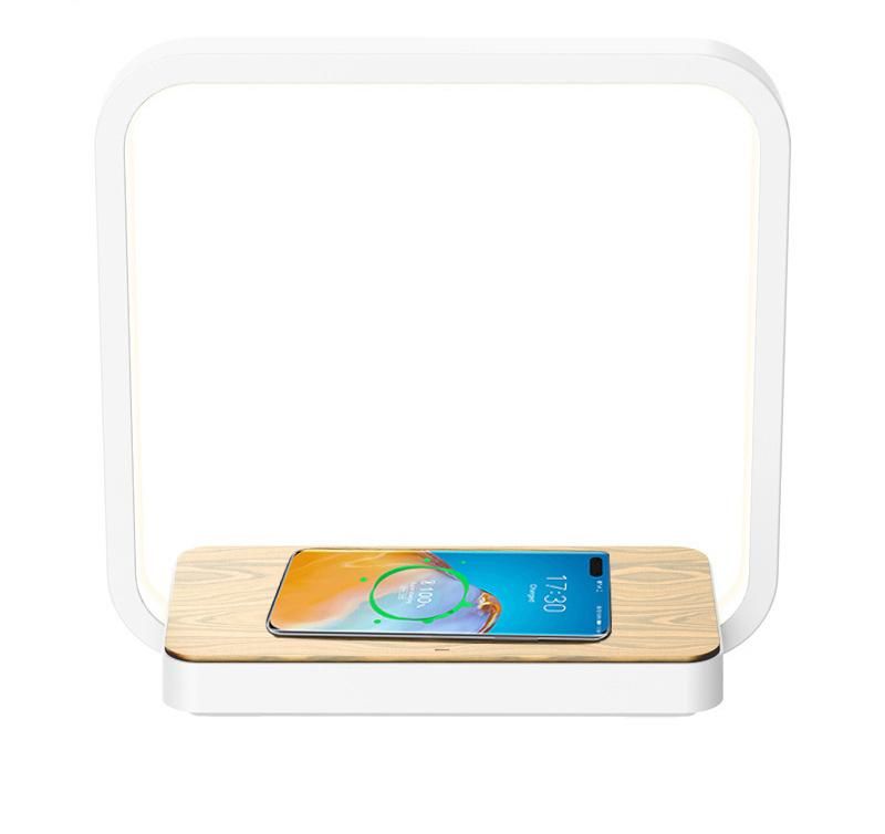 LED Creative Light Smart Bedside Mobile Phone Wireless Charging Table Lamp