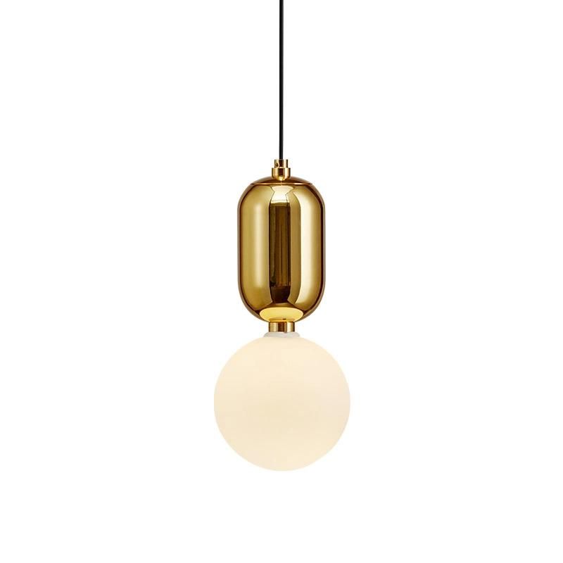 Interior Nordic Dining Room Lighting Laundry Glass Pendant Light