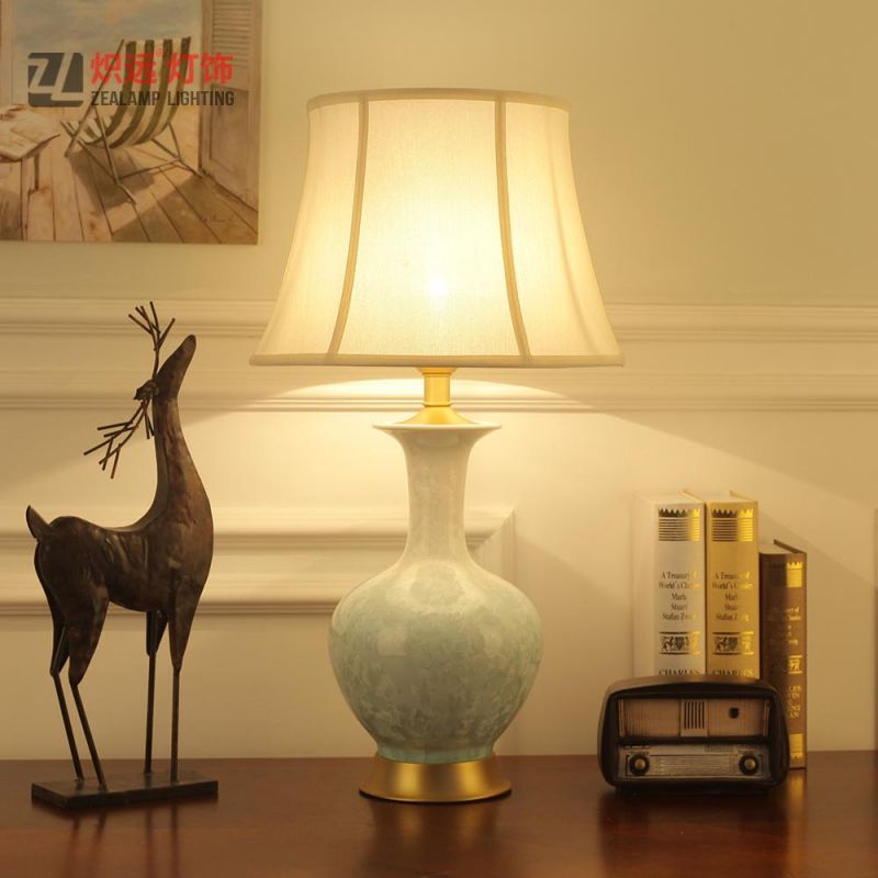 Home Lighting Ceramic Vase Table Lamp for Living Room (TL8014)