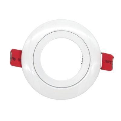 Round Fixed Recessed White LED Downlight Lamp Lighting Fixture Frame (LT1102)