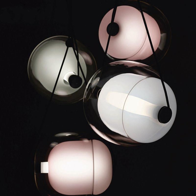 Nordic Glass Pendant Lights Colorful Lampshade for Living Room Restaurant Bedroom Home Pendant Light (WH-AP-209)