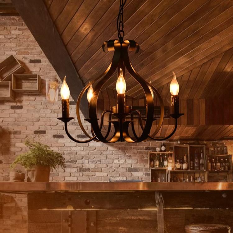 Modern Living Room Bedroom Chandelier Decorative Lamp Iron Pendant Lighting