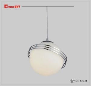 Simple Popular White Glass Single Pendant Light