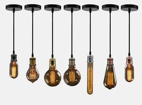 Hanging Edison St64 G95 E27 Pendant Light Ceiling Lighting for DIY Decorative