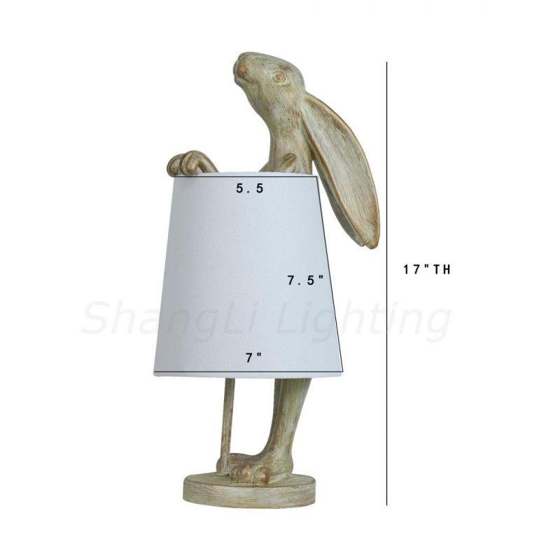 American Table Lamp Modern Design Table Lamp Animal Rabbit Shape Nordic Table Lamp manufacture