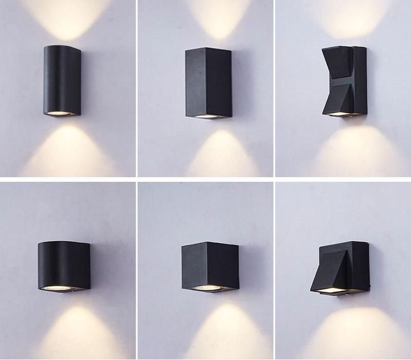 LED Outdoor Wall Lights Industrial White Black Wall Light Outside Bulkhead Light 4W 6W