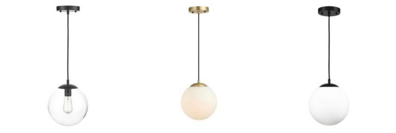 Nordic Modern Chandelier Restaurant Lamp Light Luxury Single Glass Chandelier