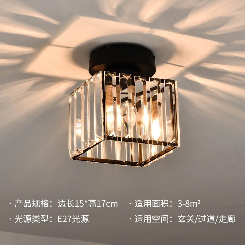 LED Ceiling Lamp Corridor Porch Lamp Crystal Aisle Lamp Entry American Balcony Lght (WH-CA-86)