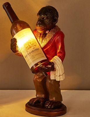 Orangutan Bottle Lamp Retro Living Room Bedroom Bedside Table Bar Nostalgic Creative Personality Decoration Lamps