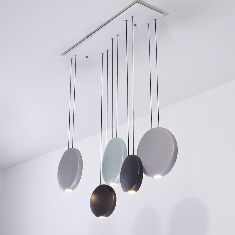 Post-Modern Round Pendant Light Art Restaurant Nordic Simple Dining Table Bedside Bed Round Pendant Lamp (WH-AP-251)