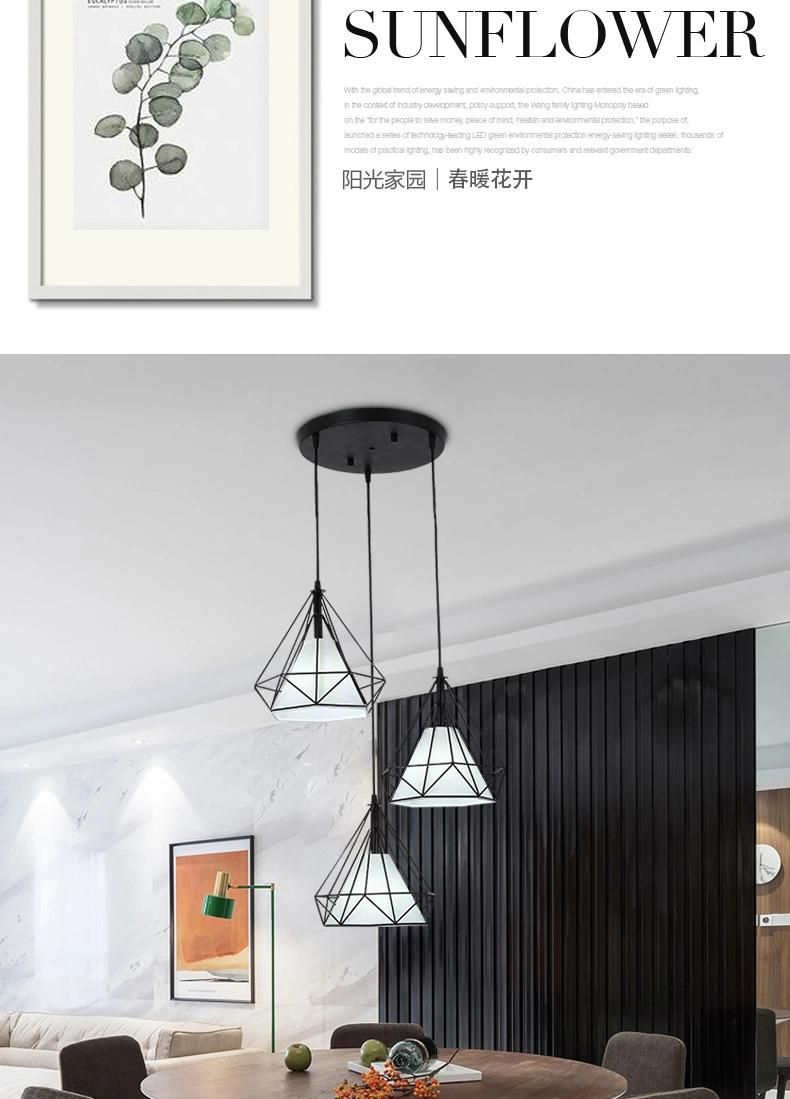 Modern Indoor LED Home Decoration Ceiling Lamp Simple Fashion Pendant Bar Lighting