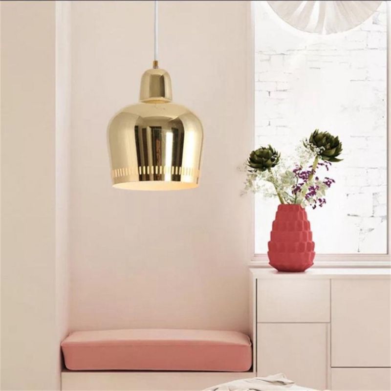 Nordic Style Admiralty Bell Metal Pendant Lamps