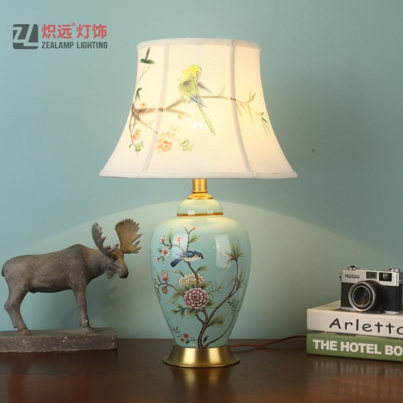 Chinese Decorative Rural Ceramic Lamp for Bedroom Reading Light (TL8071)