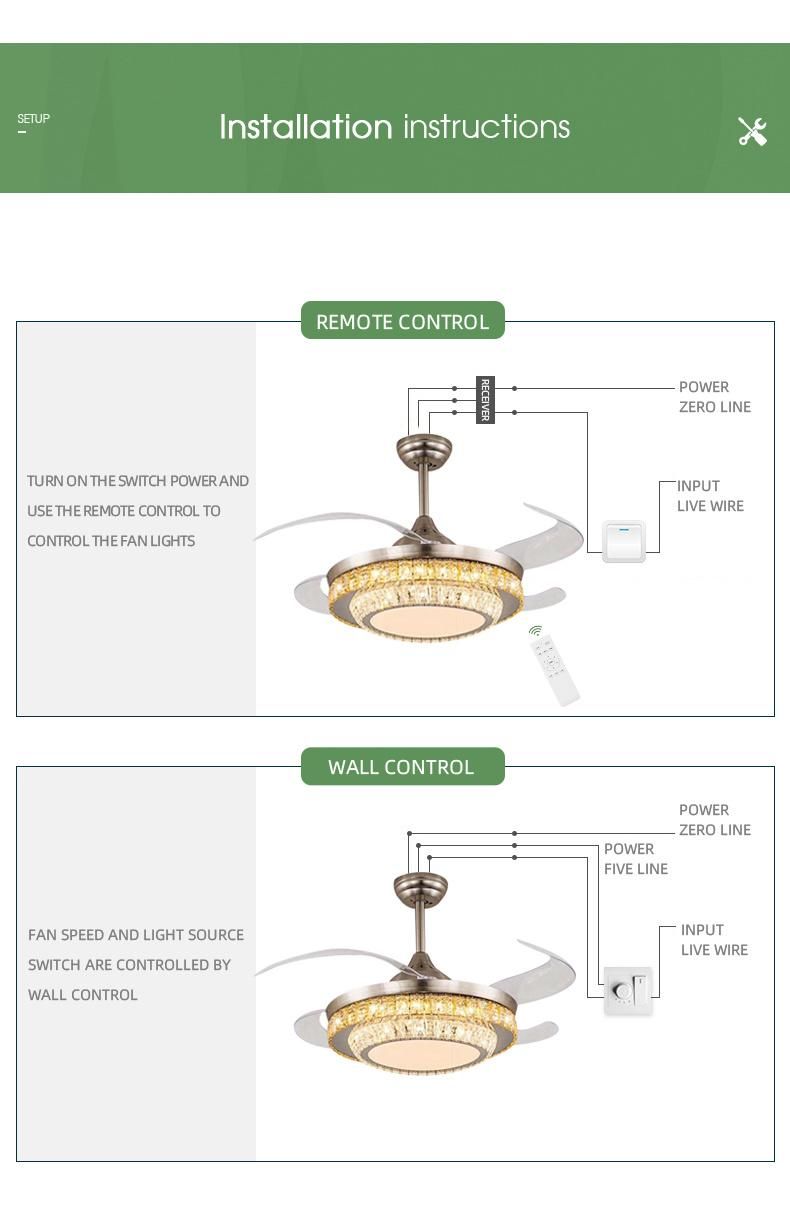 Home Depot LED Light Ceiling Fan Chandelier with Remote Control