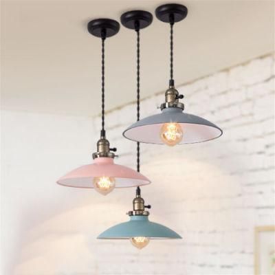 Nordic Metal Pendant Lamps Creative Store Bar Thorvald Industrial Vintage Cord Pendant Light (WH-AP-351)