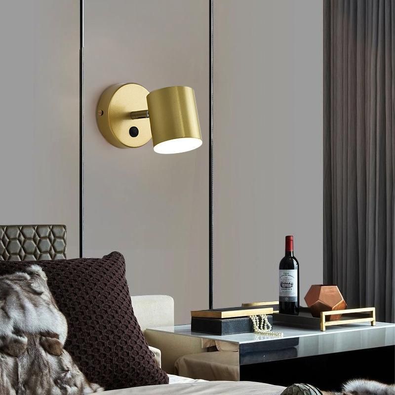 Wall Lamp Ins Wind Bedroom Bedside Living Room Study LED Lamps
