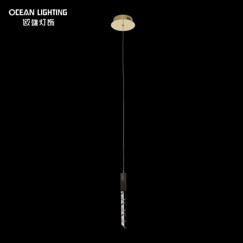 Golden Warm Lighting 3000K Metal 3W Crystal Chandelier Luxury