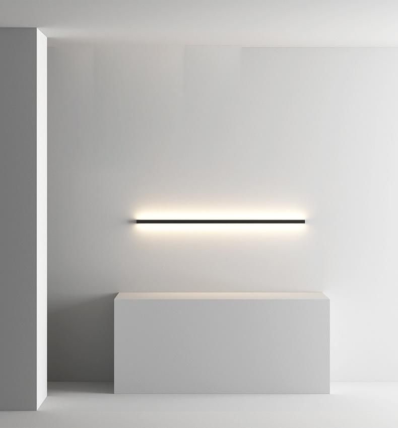 Minimalist Wall Lamp Simple Long Strip LED Lamp Bedroom Bedside Lamp