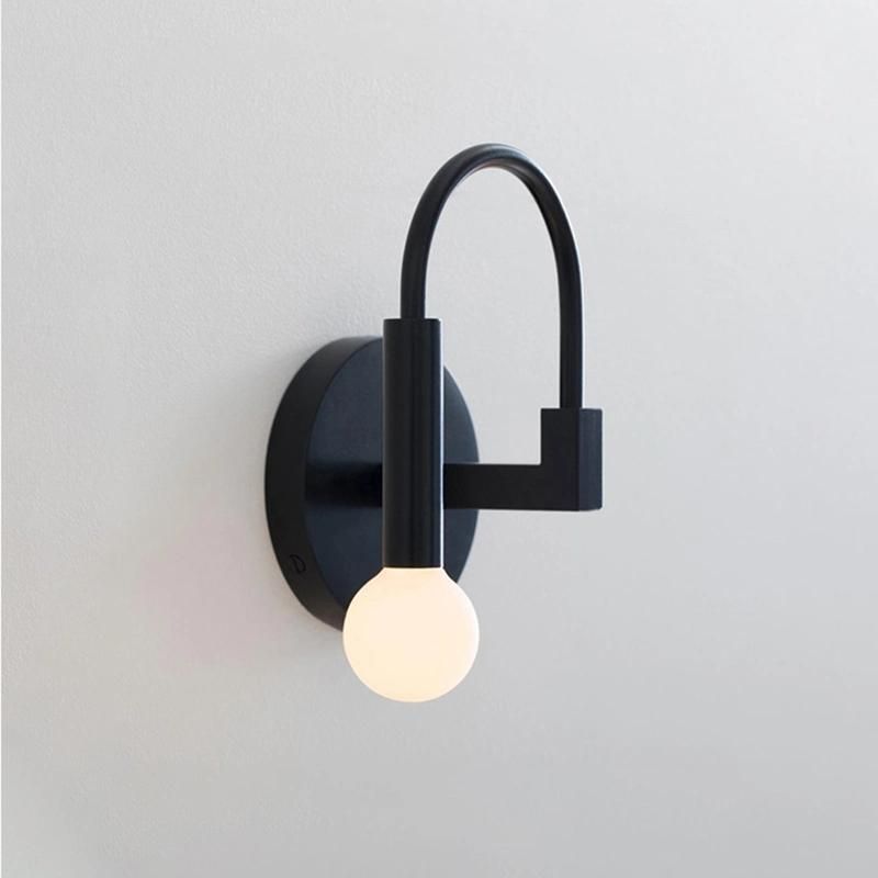 Black Wall Lamp Living Room Bedroom Bedside Hotel Aisle Wall Lamp
