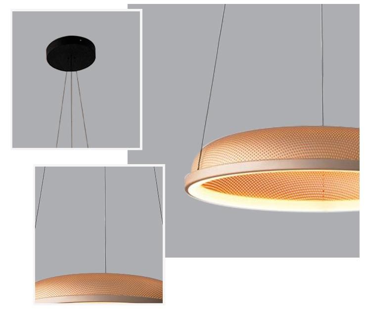 Newest 2020 LED Round Shade Interior Pendant Lamp Luminaires