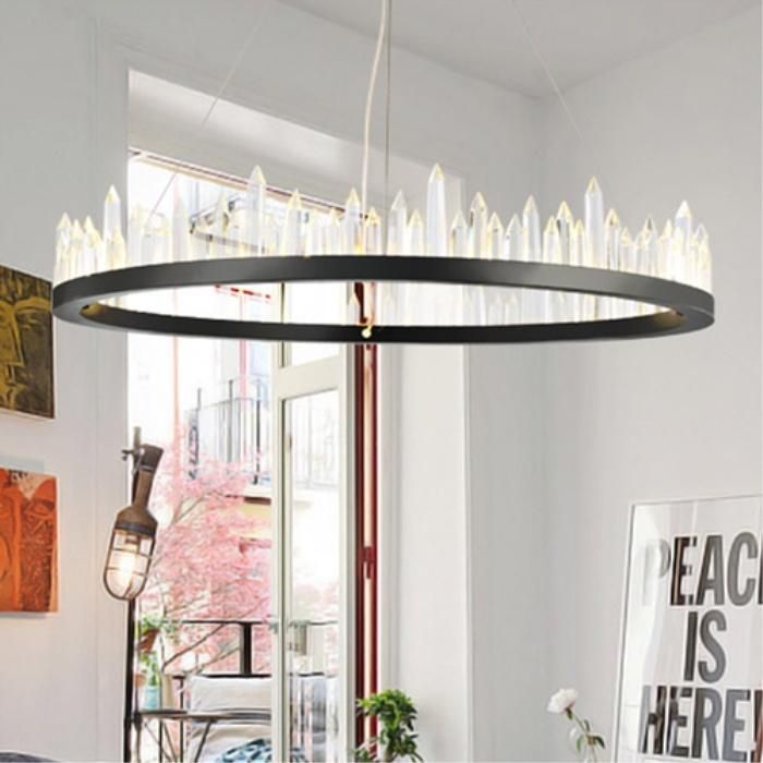 Modern Crystal Suspension Lights for Indoor Home Bedroom Kitch Dining Room Luminaire (WH-AP-87)