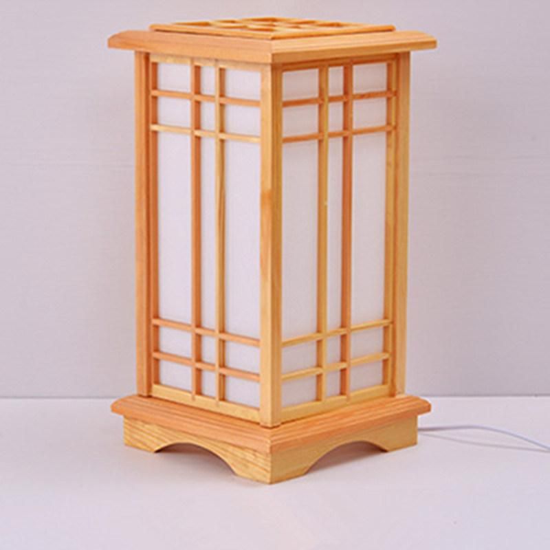 Modern Wood Floor Lamp Washitsu Tatami Decor Window Pane Lamp Restaurant Living Room Japanese Lamp (WH-WFL-01)