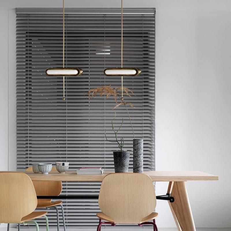 Simple Consice Style Chandelier Bedroom Reading Pendant Lamp LED Light