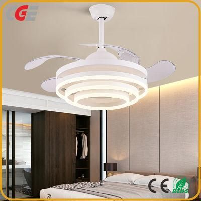 Profile Design Flush Mount 42&quot; Invisible LED Ceiling Fan with Lights