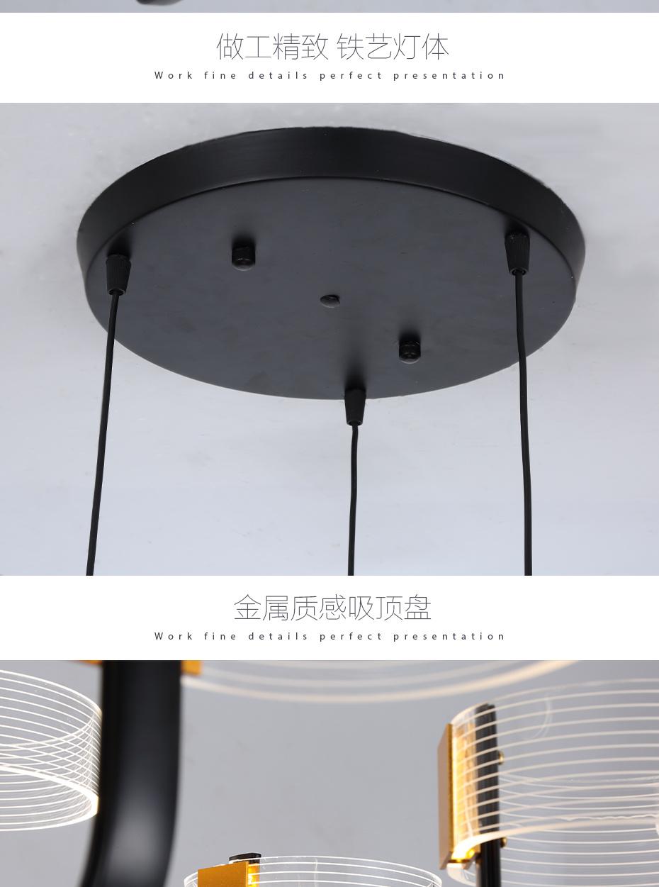 Hot Sale Modern Nordic Style LED Decoration Panel Ceiling Indoor Lamp for Bedroom