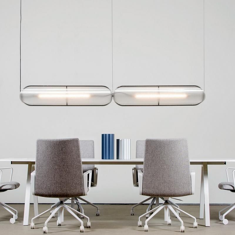 Nordic Liner Pendant Lamp Designer Minimalist LED Glass Pendant Lamp (WH-AP-118)