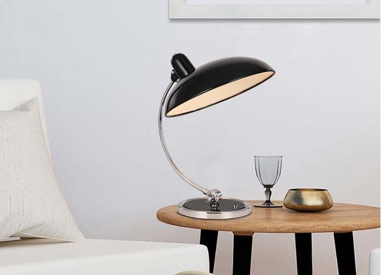 Modern Desk Lamp Bauhaus Danish Retro Lamp Vintage Classic Bedroom Creative Black and White Desk Lamp
