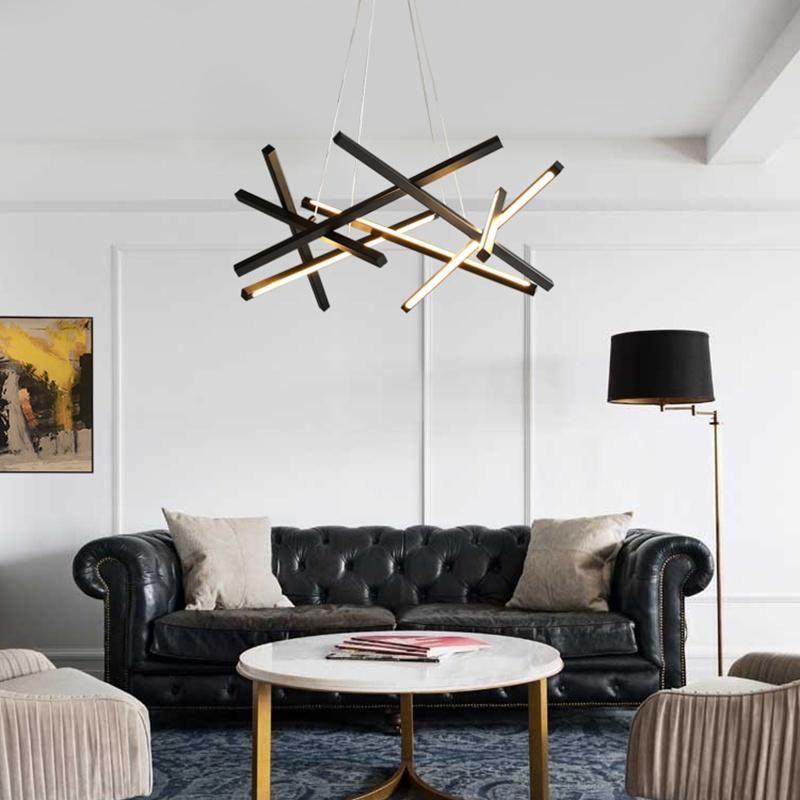 Geometric Branch Design Modern Style Chandelier Hotel Lobby Pendant Lamp