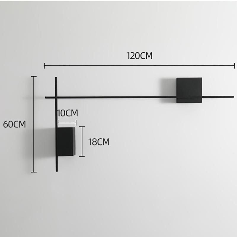 Cuboid Black Design Modern Style Wall Lamp Bedroom Lamp Bedside Lamp