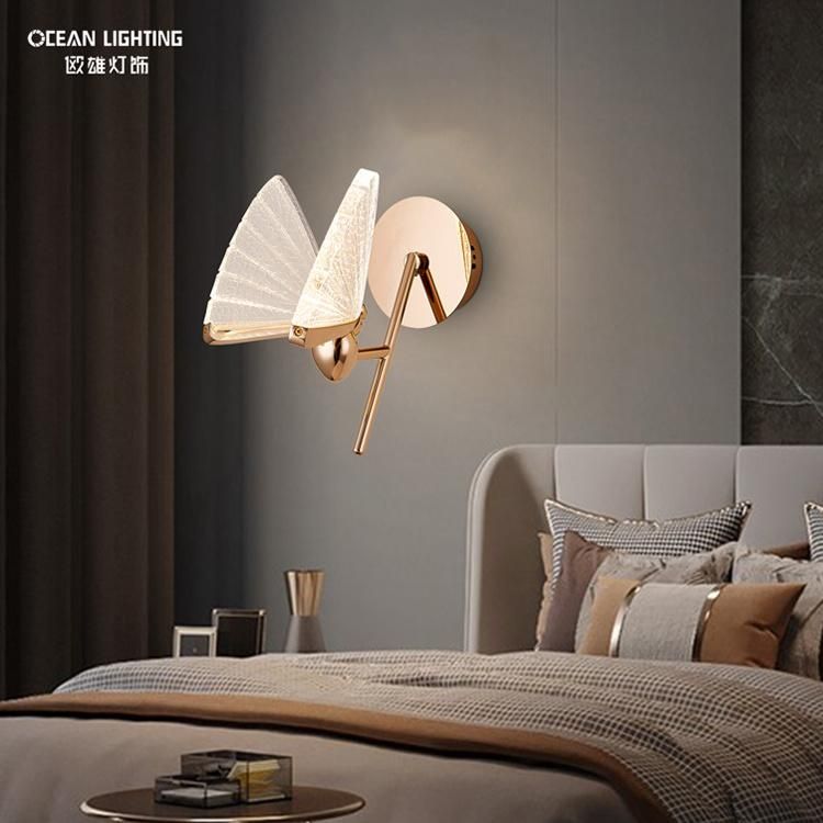 Ocean Lighting Modern Home Decoration Butterfly Design Wall Light