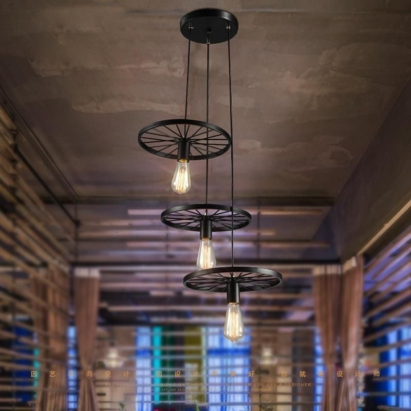 Black Loft Style Industrial Pendant Lights for Bar Kitchen Coffee Shop Decoration (WH-VP-07)