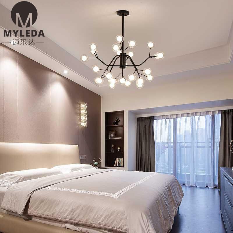 Modern Simple Bubble Ball Branch Pendant Lamp for Home Living Room Bedroom