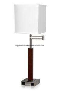 Adjustable Woodeng Table Lamp with UL/cUL Certificate
