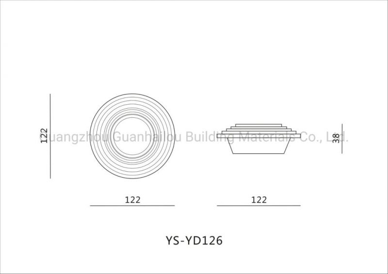 Gypsum Decoration Indoor LED Downlight/ Recessed LED Downlight (126)