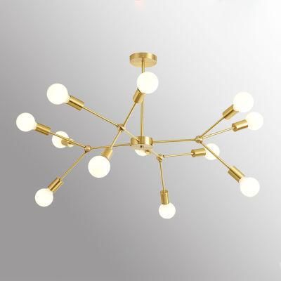 Home Industrial Lighting Living Bedroom Decorative Modern Pendant Lamps Fixtures Restaurant Dining Gold Pendant Lights